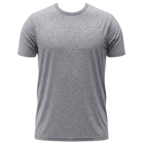 Camiseta Manga Curta Cinza Mescla