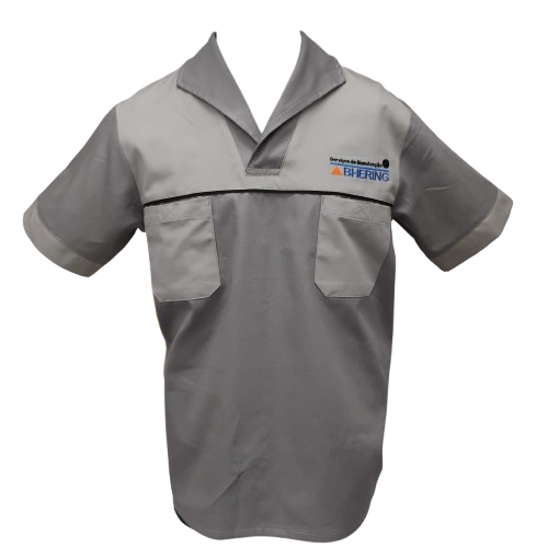 Camisa Gola Italliana Bolso e Friso